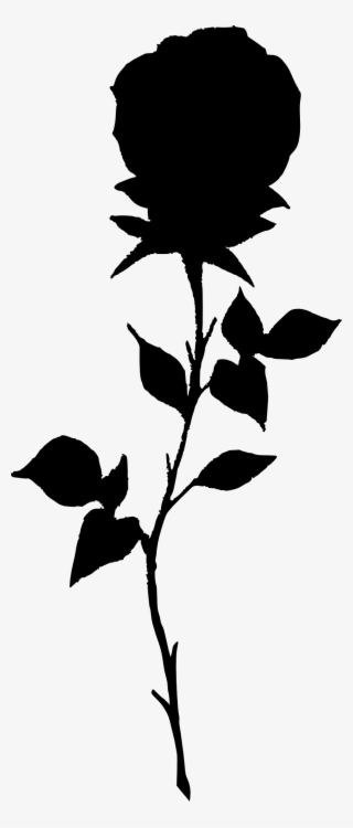 Free Png Rose Silhouette Png Images Transparent - Rose Silhouette No Background