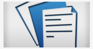 116931 Matte Blue And White Square Icon Business Document8 - Versioning Icon