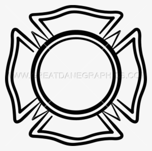 Emergency Maltese Cross - Volunteer Fire Department Emblem