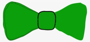 Green Bow Clip Art At Clker - Green Bow Tie Cartoon