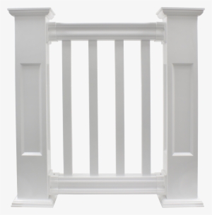 V410 With Square Vinyl Balusters - Bench