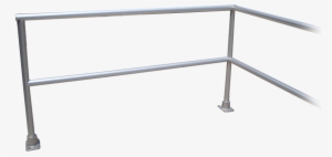 Two Line Aluminum Picket Handrail - Guard Rail