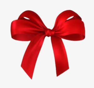 Present Bow Clipart Transparent Background - Red Bow