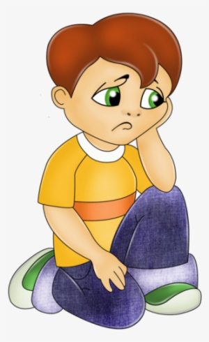 Sad Kids Jpg Transparent Huge Freebie - Sad Boy Cartoon Png