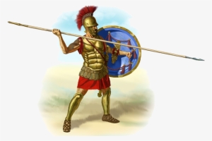 gladiator png clipart - greek hoplite