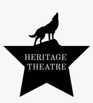 Heritage Theatre/drama Handbook - Coyote Silhouette Crossing Sign-12" By 12"