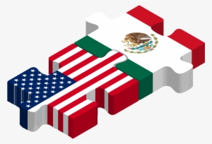 Linea De Tiempo Mexicorp - Mexico Us Flags Png