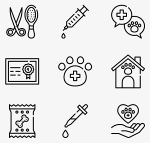 Veterinary - Hand Drawn Icons Png
