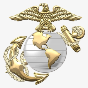 Banner Black And White U S Marine Corps And E G - Transparent Eagle Globe And Anchor