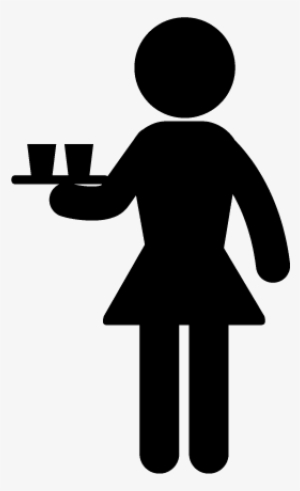 Clip Free Library Clip Art Icon Transprent Png Free - Waitress Icon Png