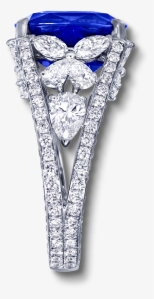 Gr24954 Cush Sapphire Ring 11 - Engagement Ring
