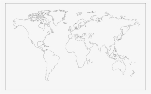 Clipart World Map Outline - World Map