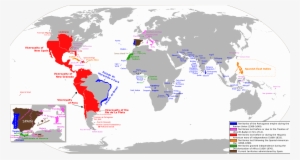 7a When Spain And Portugal Dominated The World - Portuguese Empire 1580 Map