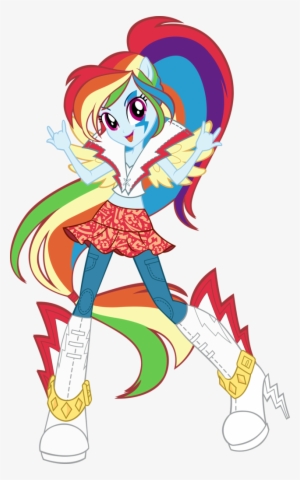 Sugar-loop, Box Art, Devil Horn , Equestria Girls, - Mlp Eg Rainbow Rocks Rainbow Dash