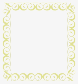 Lace Clipart Png - Black And Yellow Borders