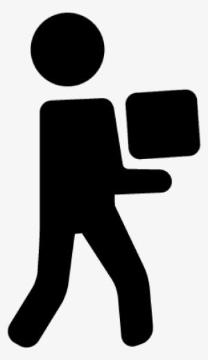 Man Carrying Package Vector