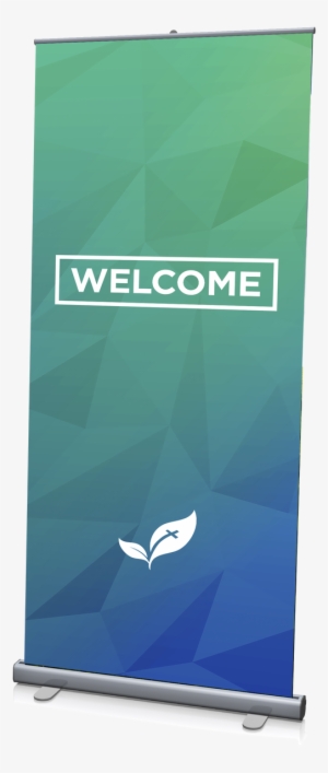 Welcome Banner Green 3'x6 - Web Banner