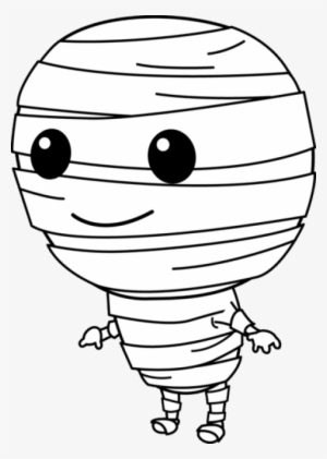 Free Png Cute Halloween Mummy Free Images 2 Png Images - Cartoon Mummy Black Background