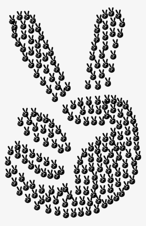 This Free Icons Png Design Of Comic Hand Peace Sign