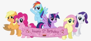 Happy 5th Birthday Free Png Image - My Little Pony Png
