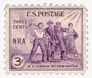 In A Common Determination- 3 Cent National Recovery - National Recovery Act Stamp