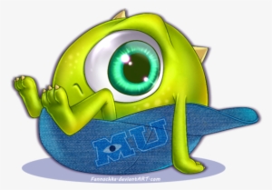 Mike By Fannochka - 3d Monsters Inc Drawing