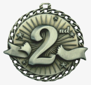 G1n32s 2nd Place Med - Ribbon Burst 2nd Place Medal
