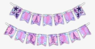 Mermaid "happy Birthday" Party Banner - Emoji Happy Birthday Banner