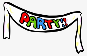 Party Banner Sprite 009 - Club Penguin Party Banner