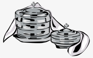 Altar Guild Volunteers Are Responsible For Setting - Communion Clipart Black And White