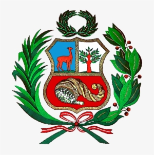 Coat Of Arms Of Peru Escudo Peruano - Peru Coat Of Arms Png