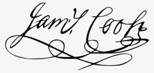 James Cook Signature Png - Captain James Cook Drawing