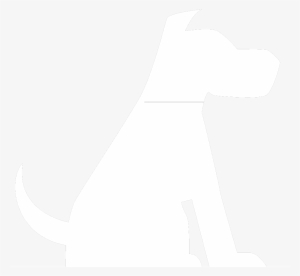 White Dog Icon - White Dog Icon Transparent Background