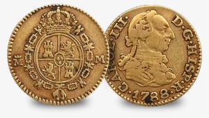 1st Gold 'dollar' 1738-1788 - Roman Emperor Nero Coin