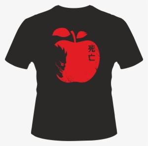 Manzana Kamis Tas Personalizacion - Death Note Apple Shirt