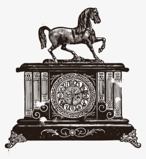 Mantel Clock Vintage Clock Clock - Clock