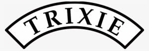 Trixie1 - Curved Name Plate Png