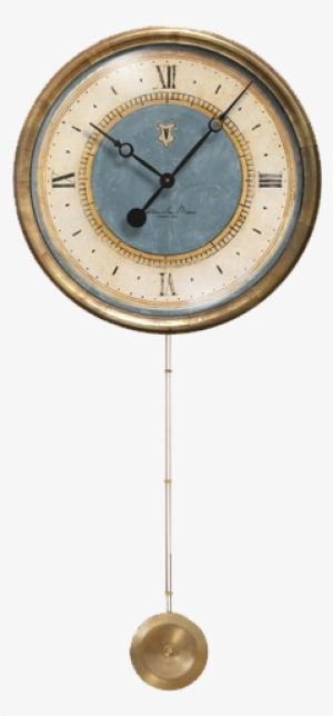 Caffe Venezia Azure Long Pendulum Clock Vintage Artwork - Chime Pendulum Wall Clock