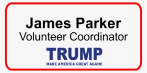 Trump Presidential Name Tag - Donald Trump Yard Sign | Make America Great Again Yard
