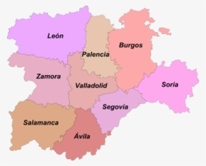 Sp Locator Map Spain Castilla And Leon Provinces - Castilla Y Leon Regions