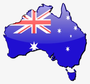 Australia Flag Clipart Png - Australia Map Flag