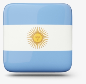 Illustration Of Flag Of Argentina - Argentina Flag Square Icon