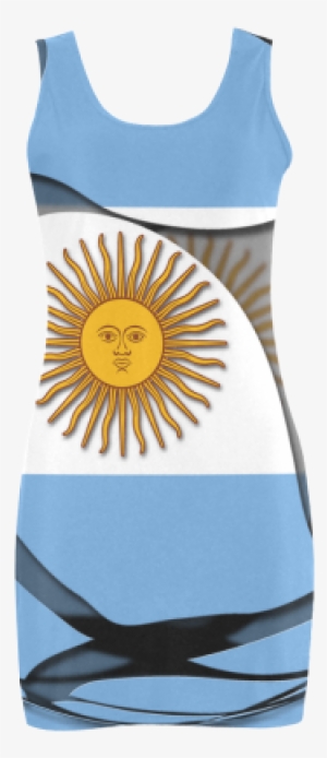 The Flag Of Argentina Medea Vest Dress - Active Tank
