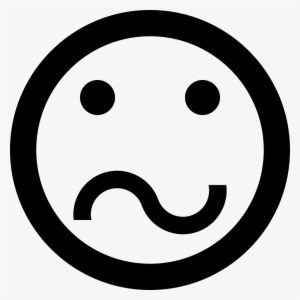 Confused Emoticon Smiley Face Bewildered Comments - Snabel A Png