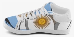 The Flag Of Argentina Women's Chukka Canvas Shoes - Argentina Flag