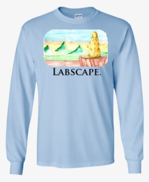 Labscape Watercolor Long Sleeve T-shirt - Gucci T Shirt Wolf