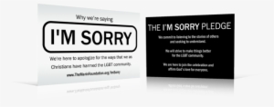 I'm Sorry Campaign Cards - Design