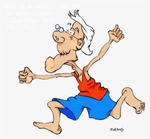 Old Man Running - Old Man Running Cartoon