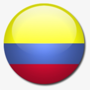 sabrina cortes - colombia round flag png