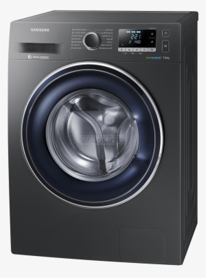 Front Loader Washing Machine Transparent Image - Samsung Ww80j5555fx